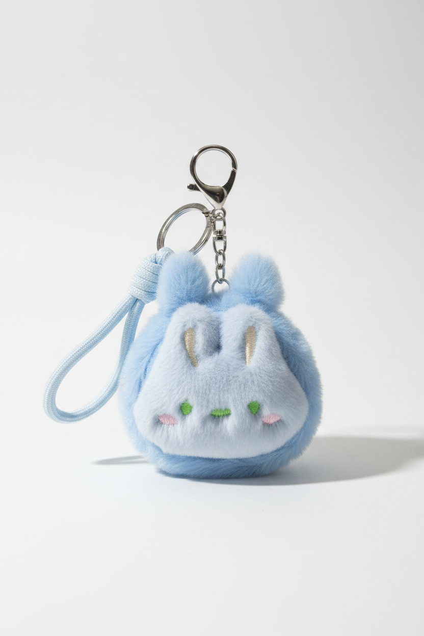 Blue Totoro Keychain