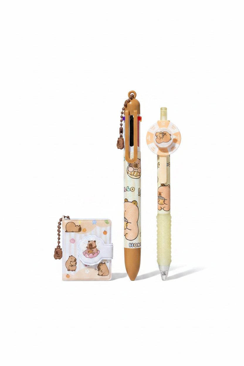Capybara Stationery Set