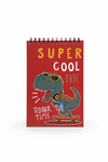 Dino Notebook Red