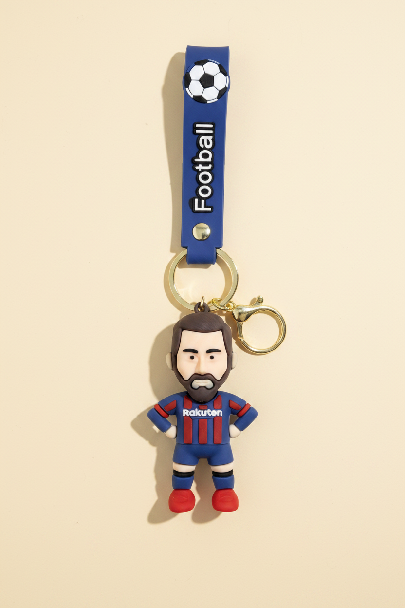 Football Player Keychain