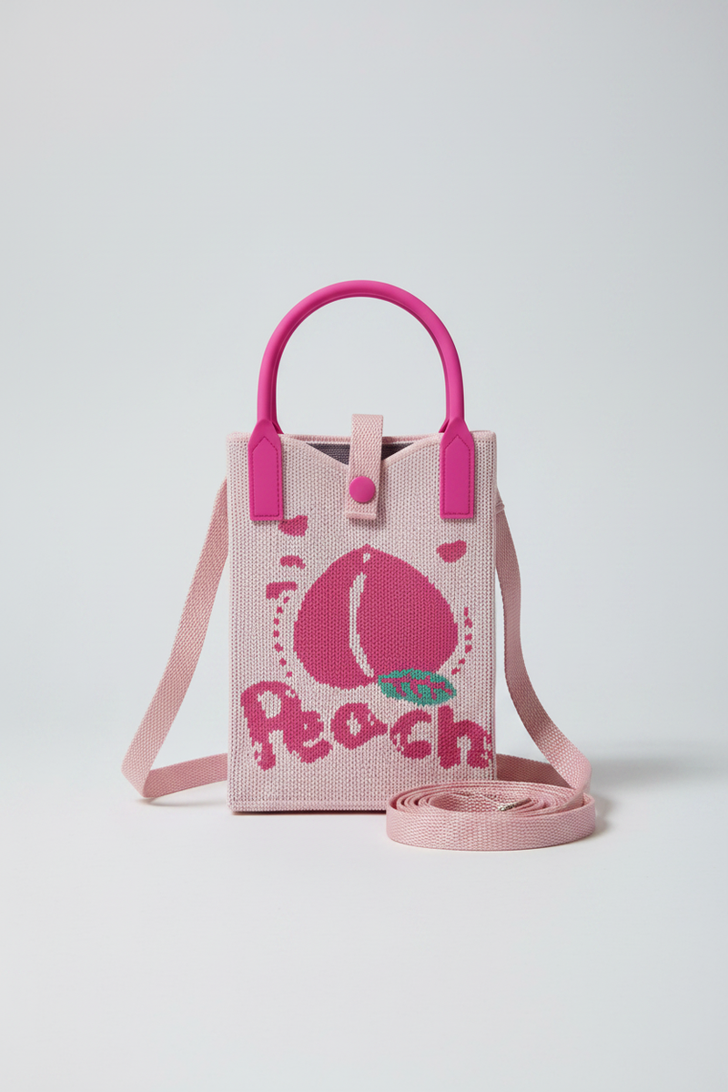 Pink Peach Phone Bag