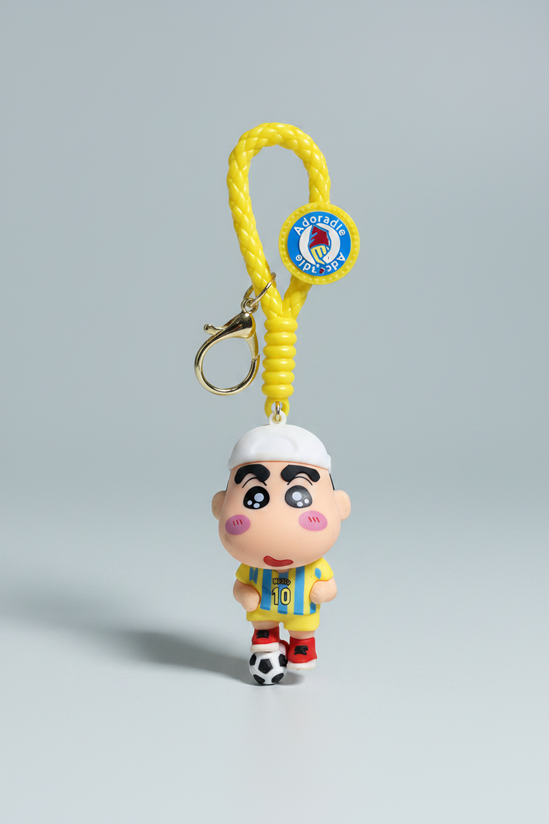 Shin-chan Football Keychain