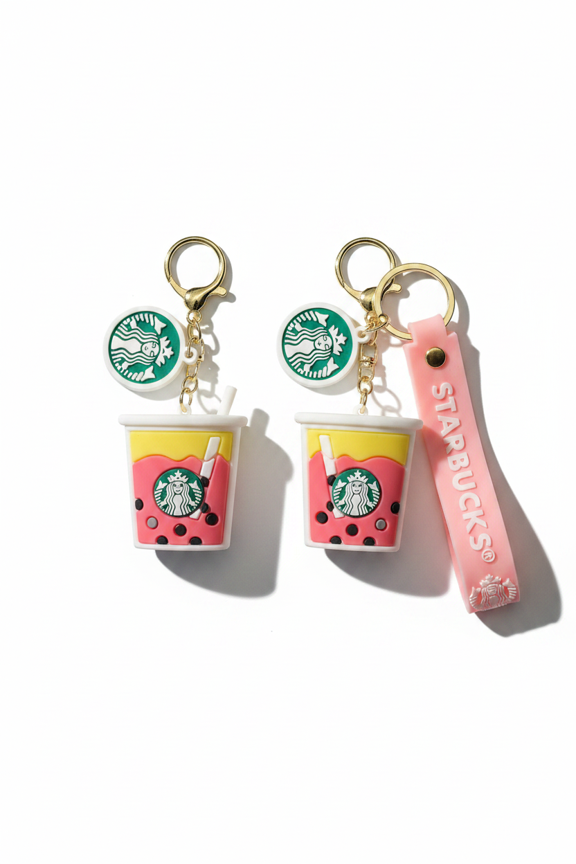 Starbucks Boba Cup Keychains